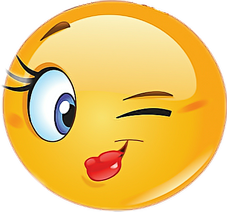 #fteemojis #emoji #wink #flirty - Romantic Emojis Clipart (444x416), Png Download