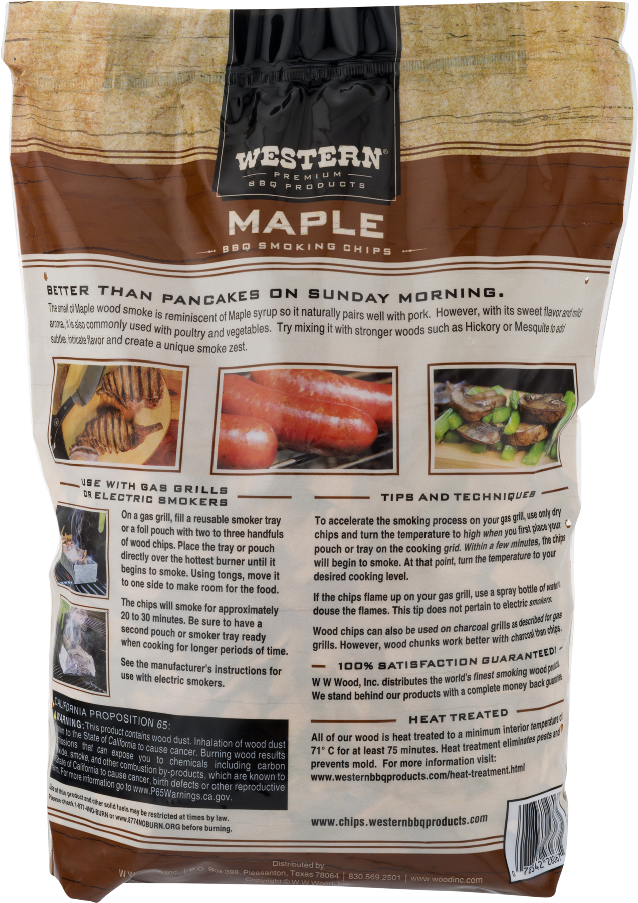 Western Premium Bbq Products Maple Smoking Chips, 180 - Cervelat Clipart (1800x1800), Png Download