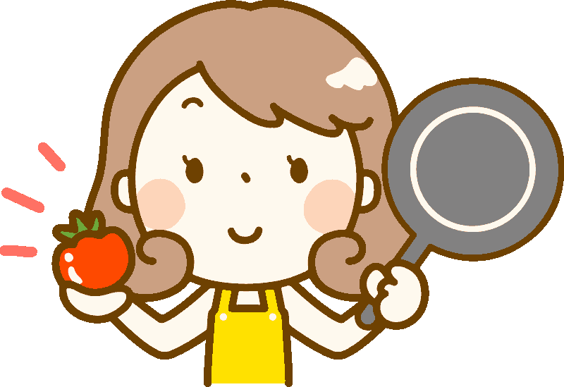 Input Frying Pan And Tomato Clipart (800x549), Png Download