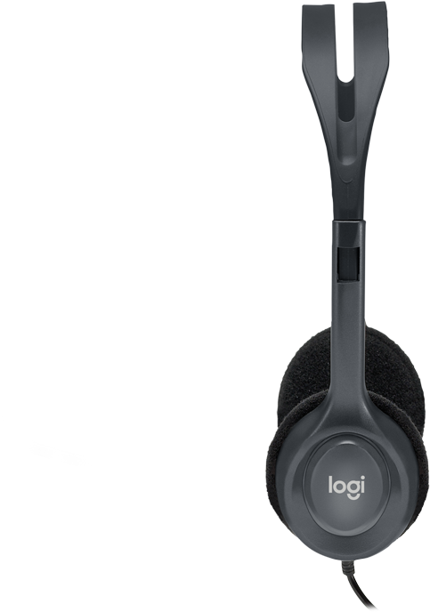 H111 Stereo Headset - Logitech Clipart (483x688), Png Download