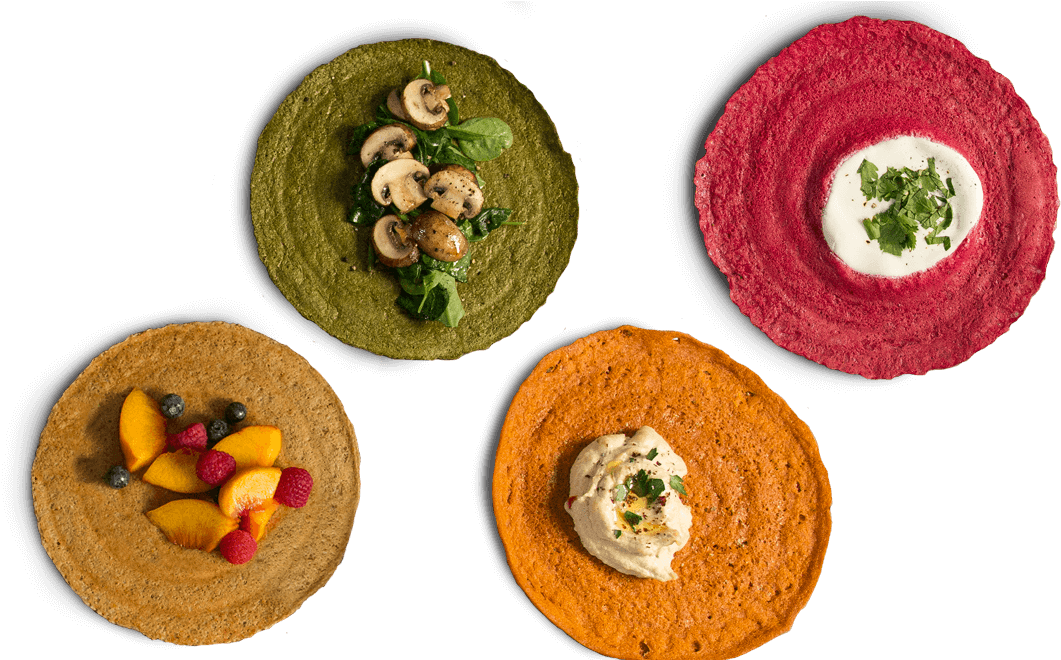 Our Spinach & Edamame Dosa, Beet Dosa, Oatmeal Banana - Peanut Butter Cookie Clipart (1186x680), Png Download