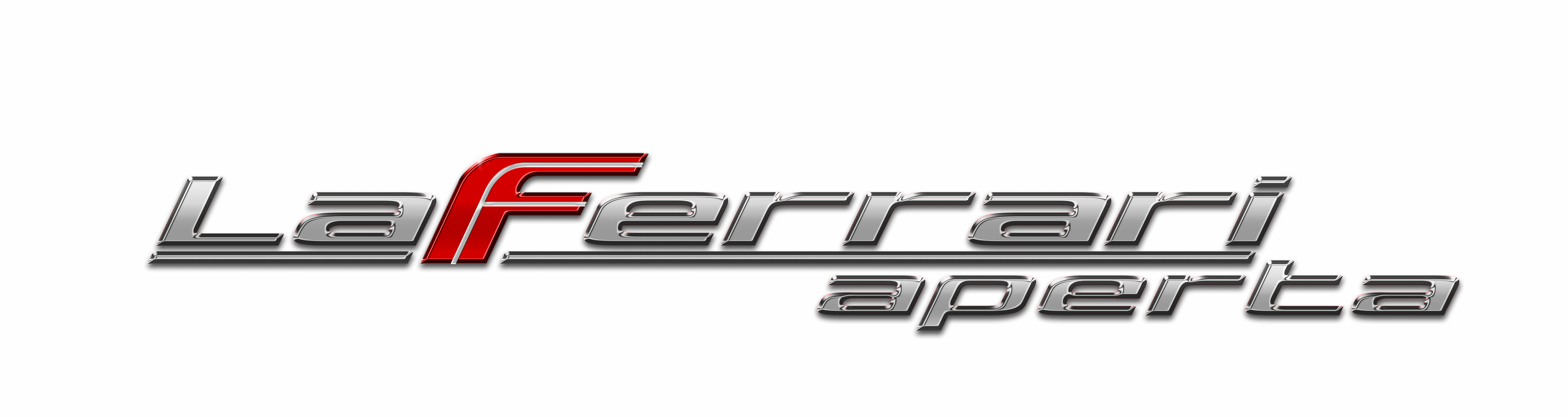 Futuristic And Extreme Limited Edition Special Series - Ferrari Laferrari Aperta Logo Clipart (9332x2480), Png Download