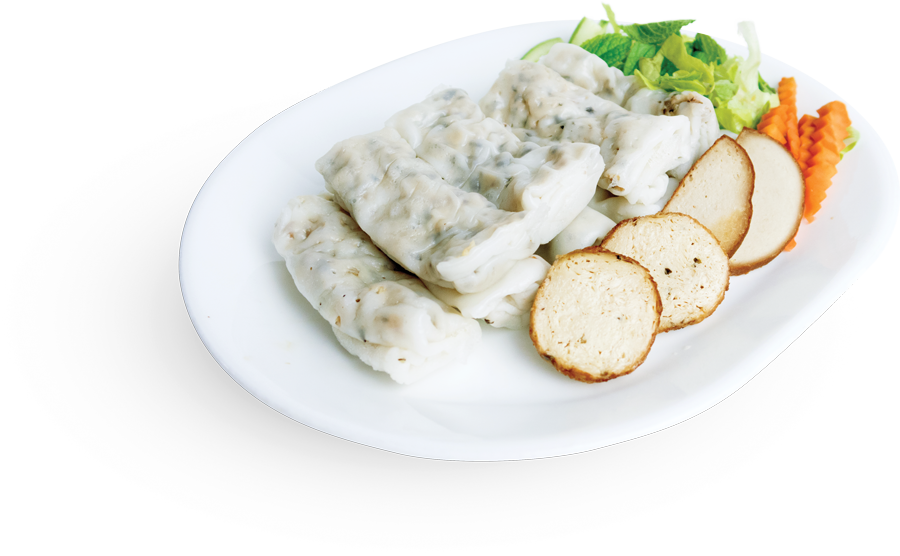 56 - Bánh Cuốn - Chả Lụa Clipart (900x556), Png Download