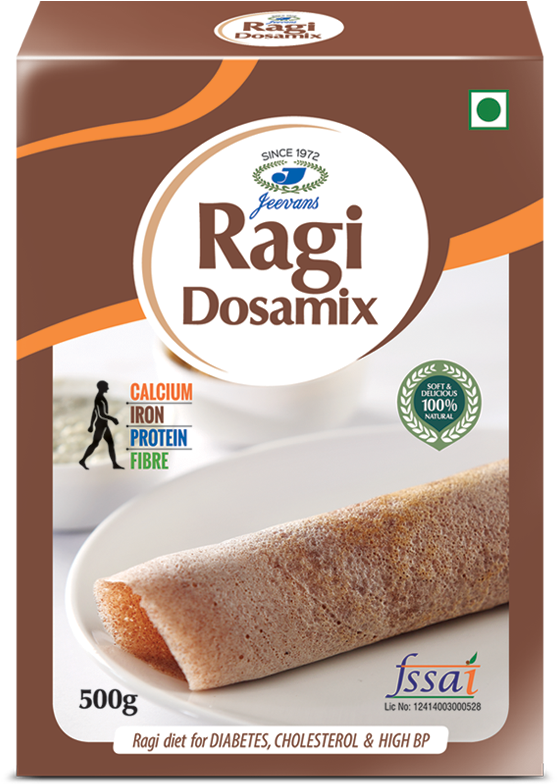 Ragi Dosa Mix - Whole Wheat Bread Clipart (593x819), Png Download