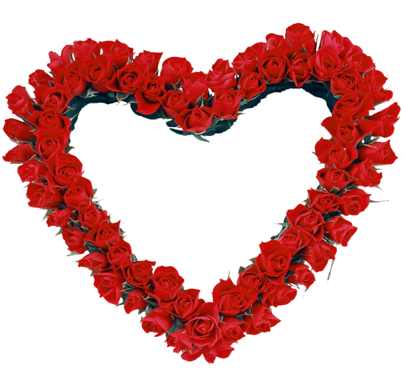 15 Hearts Frame Png For Free On Mbtskoudsalg - Rose Heart Frame Png Clipart (1024x819), Png Download