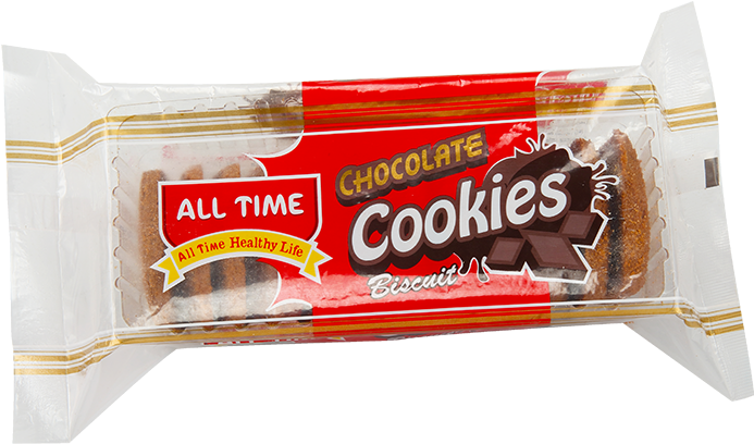 All Time Chocolate Cookie - Transparent Biscuit Packets Clipart (750x750), Png Download