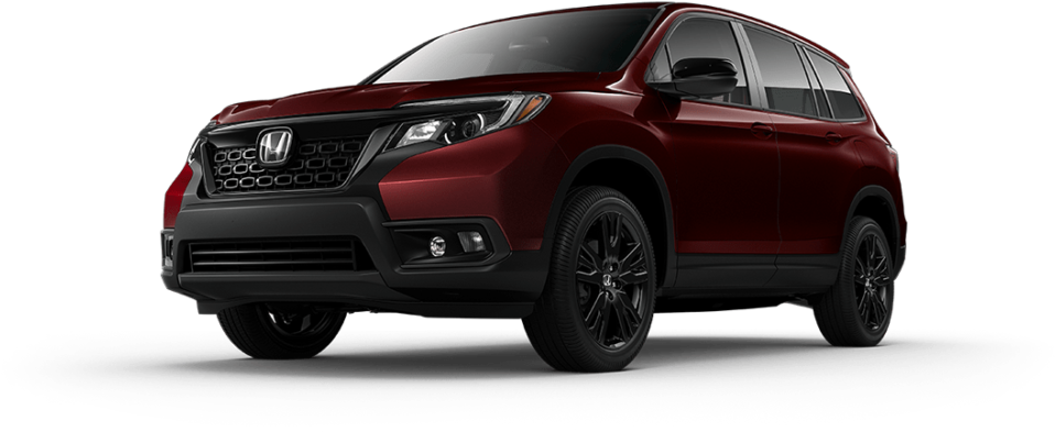 2019 Honda Passport Red - Honda Passport Exterior Colors Clipart (1000x497), Png Download