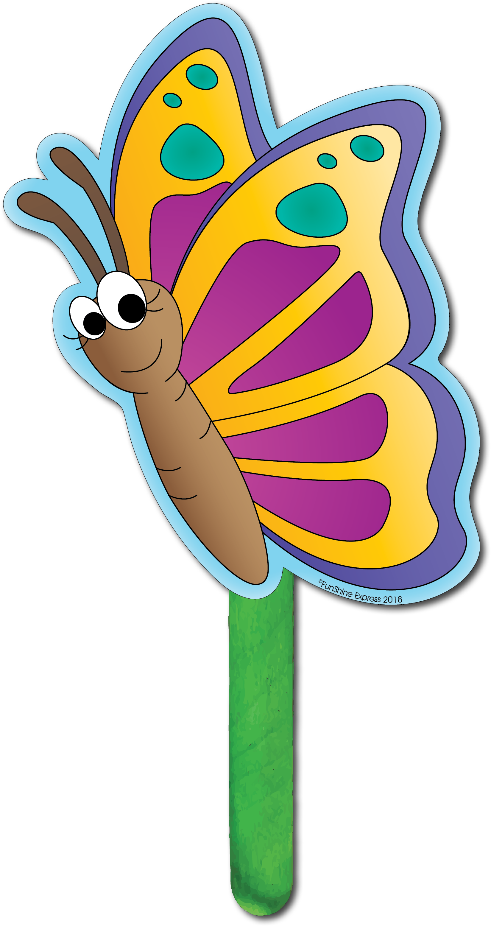 Bonnie Butterfly Clipart (2550x3301), Png Download