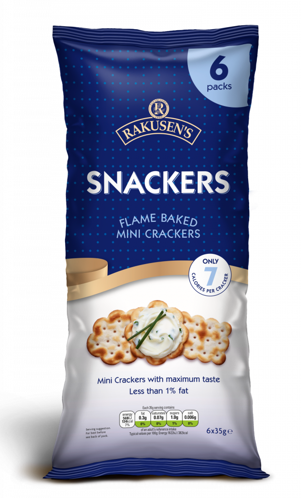 Rakusen's Snackers 6x35g - Bun Clipart (620x1024), Png Download