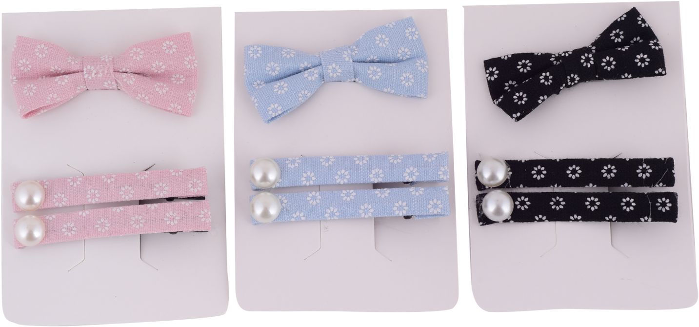 Flower Power Hair Clip And Band Set 3 Pcs - Headband - Png Download (1500x1500), Png Download
