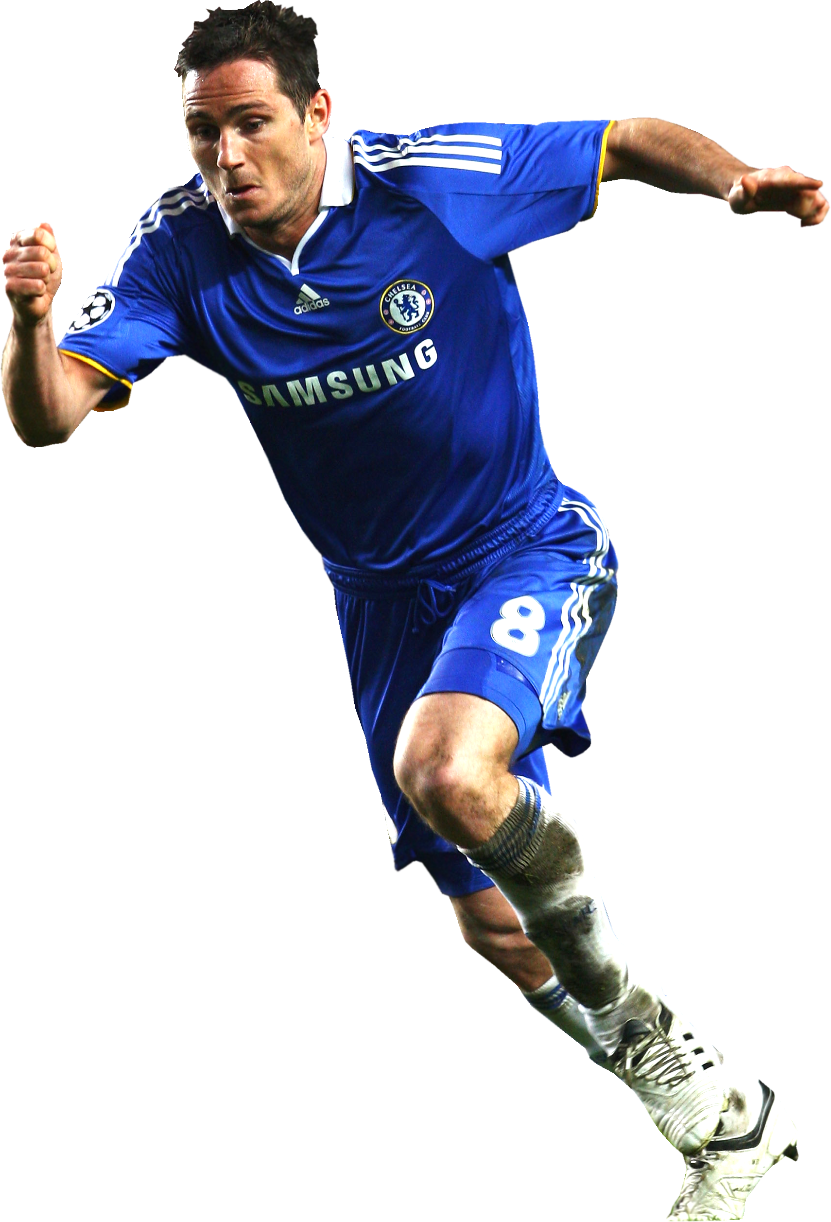 Back - Frank Lampard In Action Clipart (1710x2514), Png Download