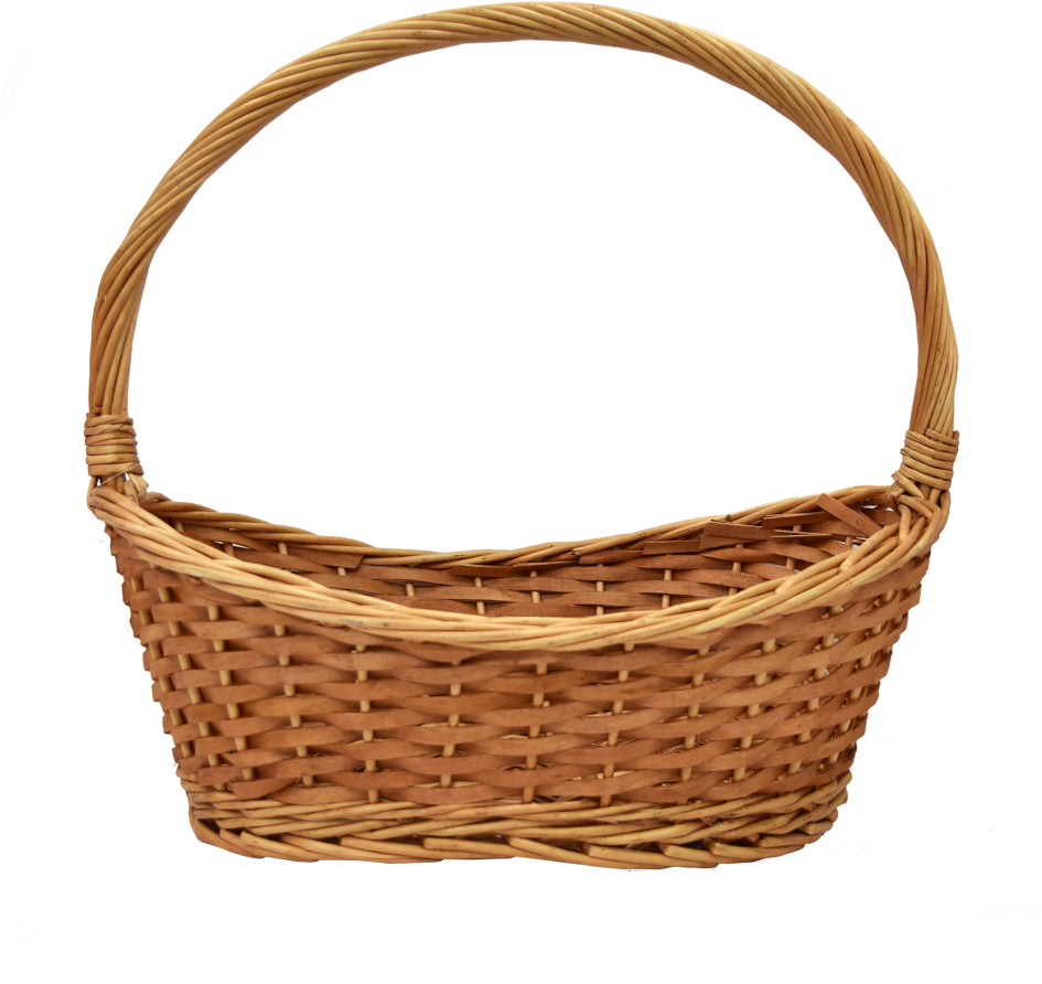 Attractive Wicker Baskets - Transparent Wicker Basket Png Clipart (944x944), Png Download