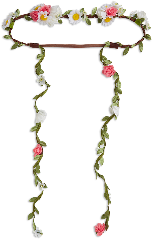 Flower Hairband White - Floral Design Clipart (888x888), Png Download