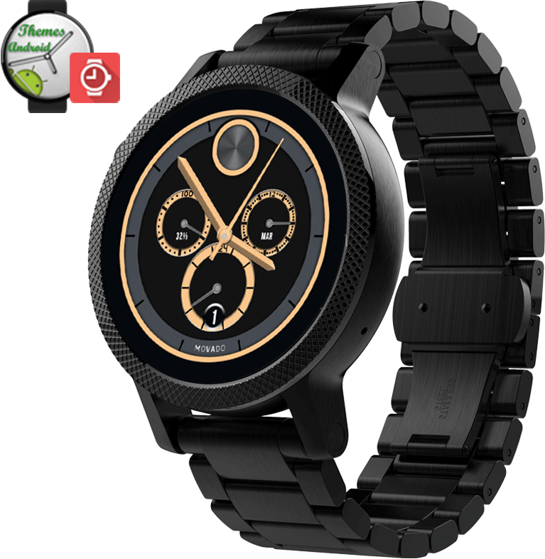 Movado Bold Multi Screen Watch Face [featured] - Watch Clipart (767x786), Png Download