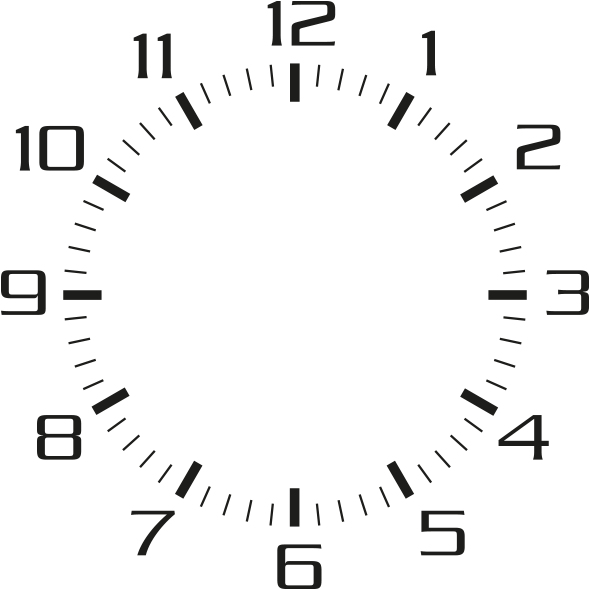 Watch Face Template Png Transparent Background - Apple Ipad Clock Clipart (800x600), Png Download