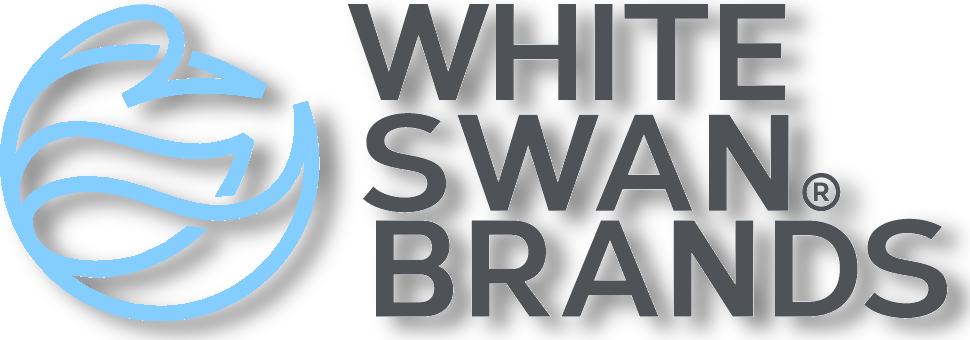 For 100 Years, White Swan Brands Has Served Professionals - White Swan Brands Logo Clipart (970x340), Png Download