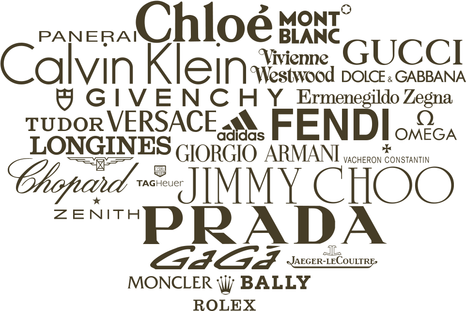 Brands - Luxury Brands Logo Png Clipart (1000x700), Png Download