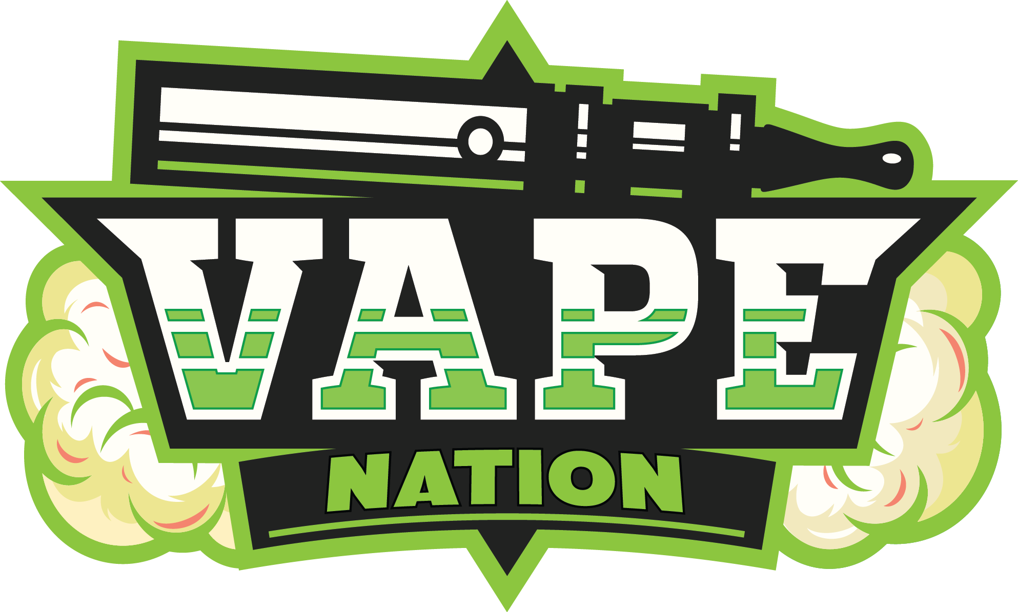 Vape Logos , Png Download - Vape Nation Logo Clipart (1986x1195), Png Download
