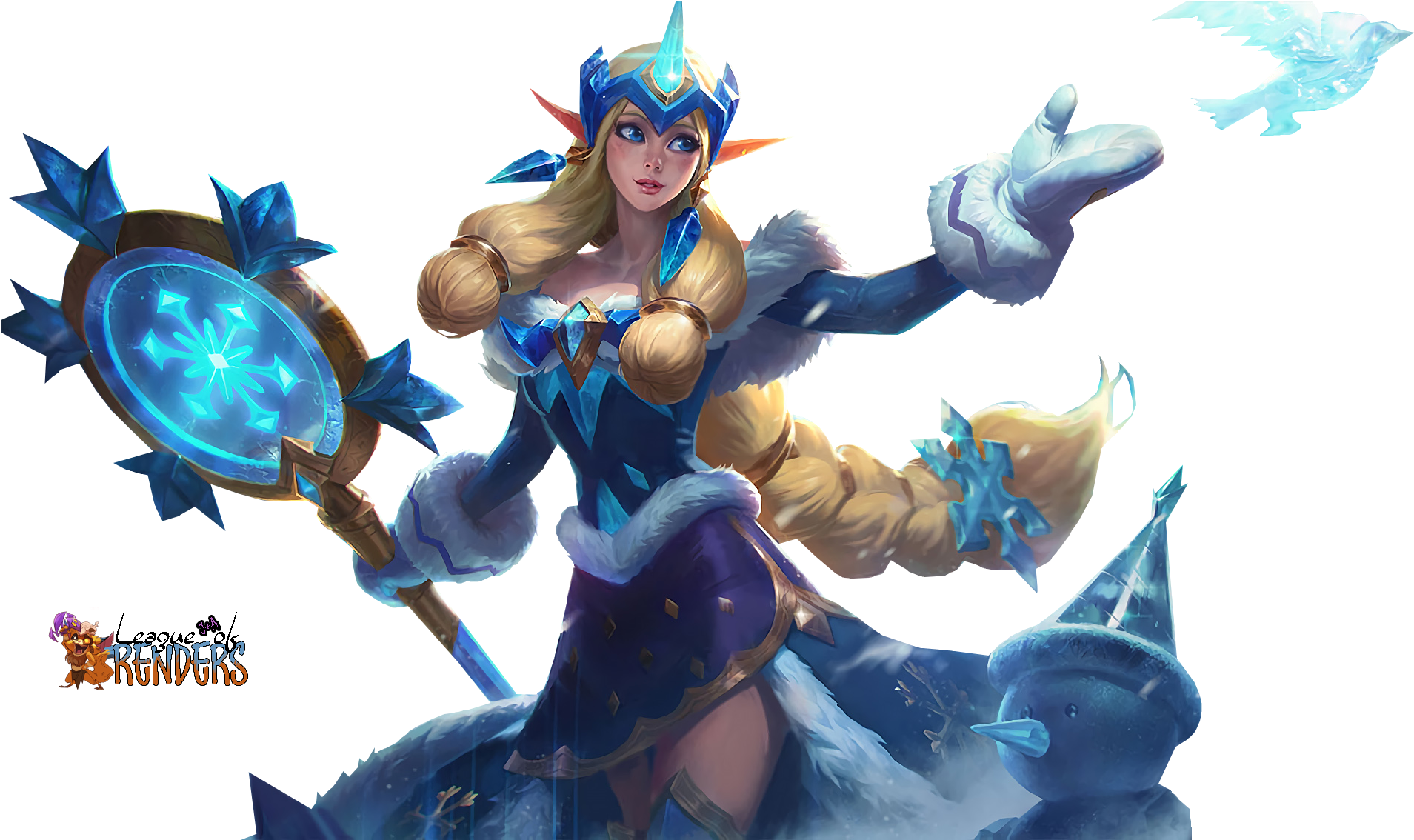 Winter Wonder Soraka Clipart (1920x1133), Png Download