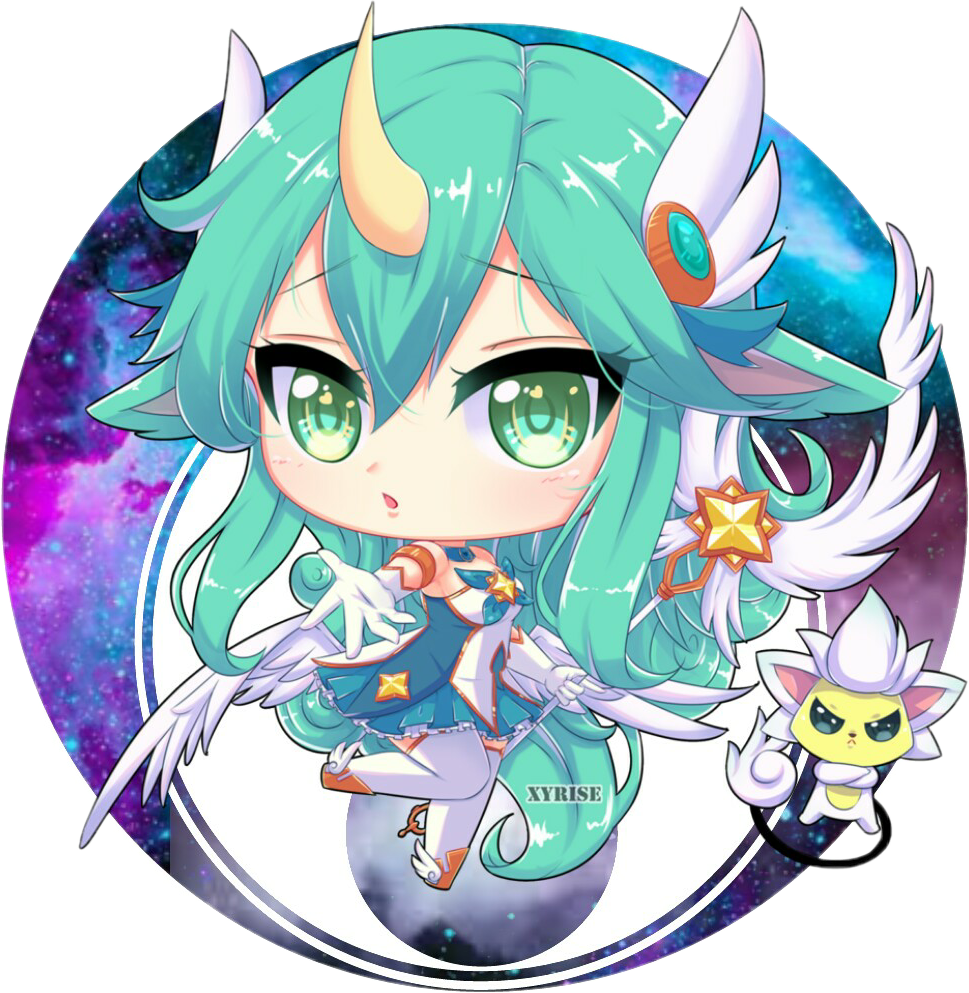 Scunicorn Sticker - Hình Ảnh Soraka Clipart (969x993), Png Download