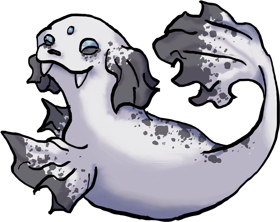 Dewgong [water/dark] “they're Frequently Mistaken For Clipart (1000x1000), Png Download