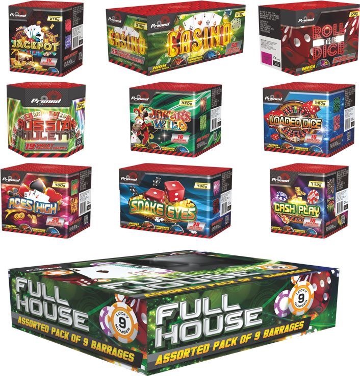 Primed Pyro Full House Box Clipart (800x800), Png Download