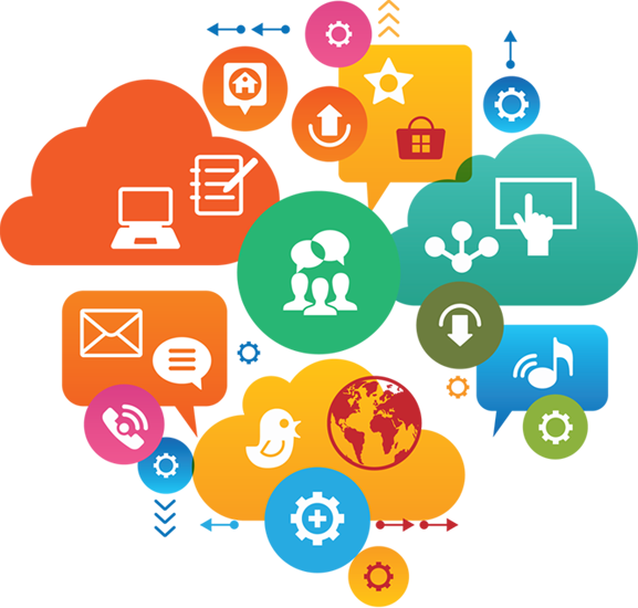 Social Media Marketing - 2018 Trend On Digital Marketing Clipart (577x550), Png Download