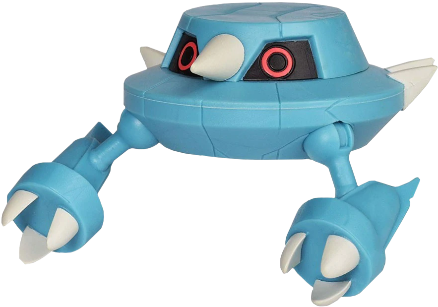 Metang 3” Battle Action Figure - Pokemon Figures Clipart (900x634), Png Download