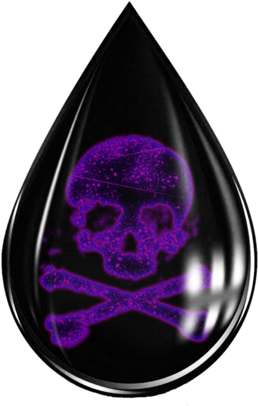 Drop Gota Poison Veneno Danger Peligro Endanger Hazard - Skull Clipart (1024x1024), Png Download