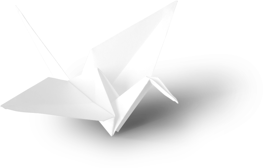 Turning - Origami Crane Clipart (921x650), Png Download