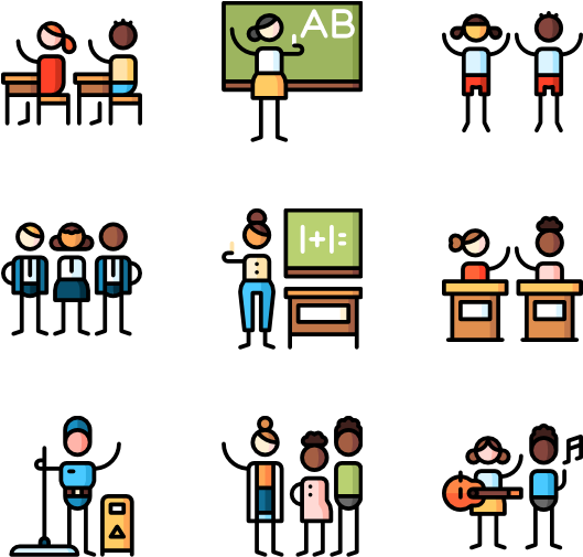 Back To School - Cartoon Clipart (600x564), Png Download