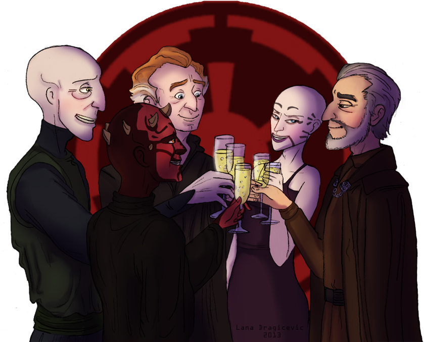 “ May 5th - Darth Plagueis And Sidious Clipart (851x700), Png Download