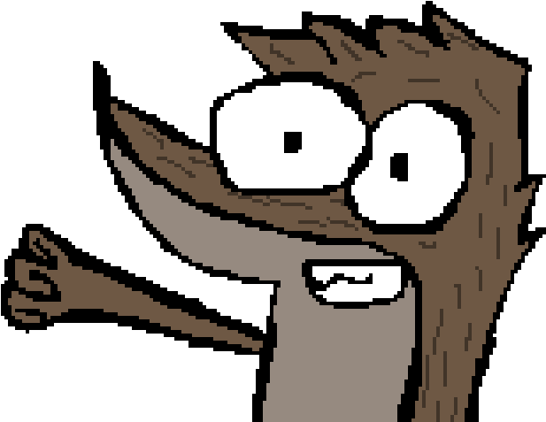 Rigby - Cartoon Clipart (1024x576), Png Download