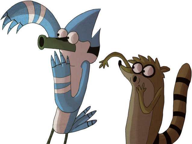 Mordecai E Rigby Png - Mordecai Y Rigby Ohh Png Clipart (700x505), Png Download