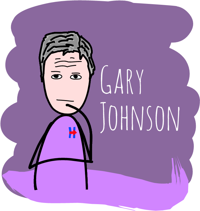Gary Johnson Explains The Non-aggression Principal Clipart (673x708), Png Download