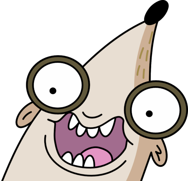 Rigby Png Clipart (624x600), Png Download