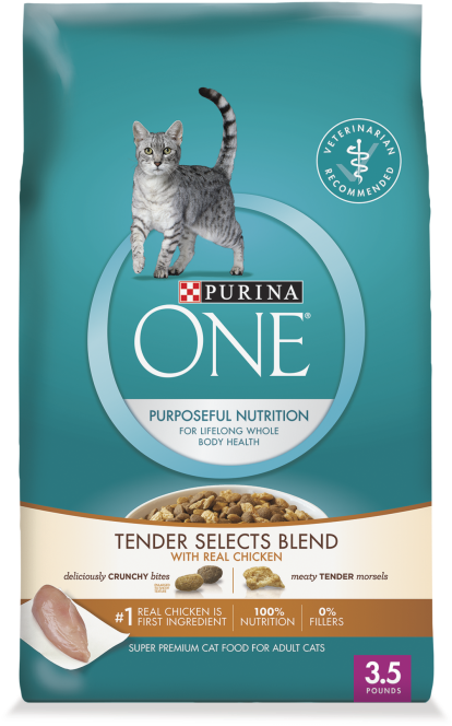 Purina - Purina One Tender Selects Salmon Clipart (700x700), Png Download