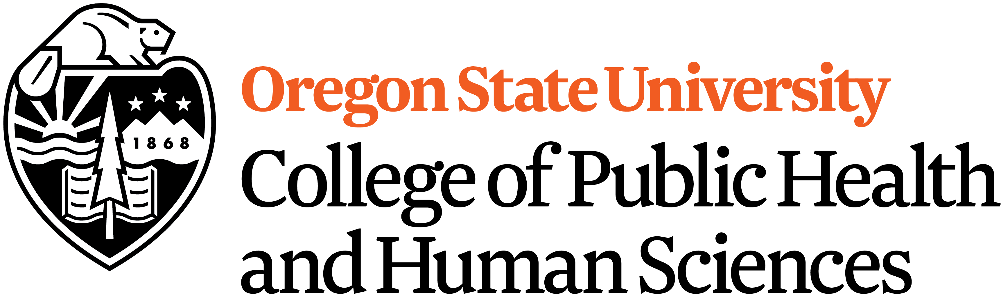 Oregon State University - Public Health And Human Resources Oregon State Clipart (3446x1015), Png Download