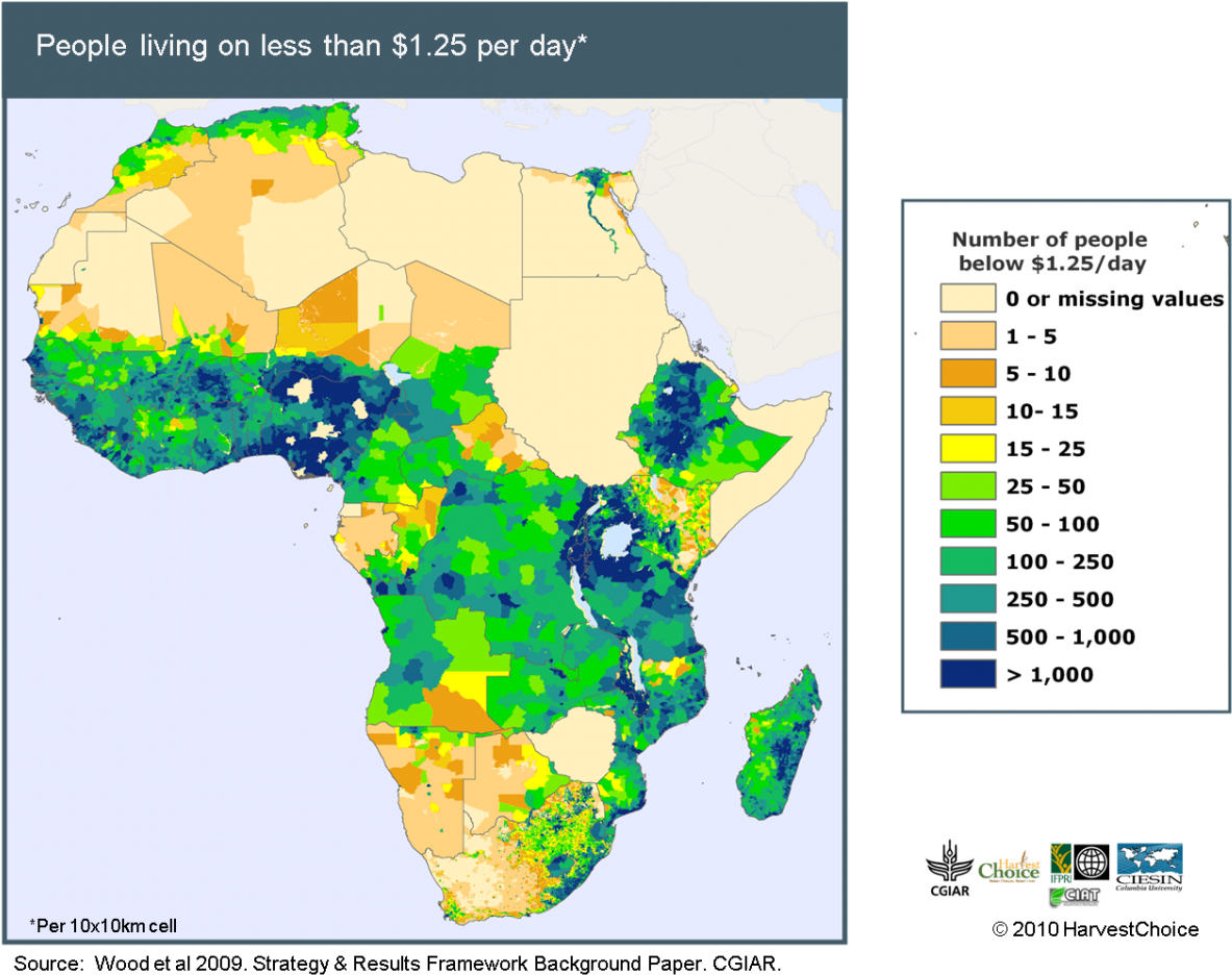 Lawlessness Is Africa's Obstacle To Economic Stability - Africa Poor Map Clipart (1200x948), Png Download