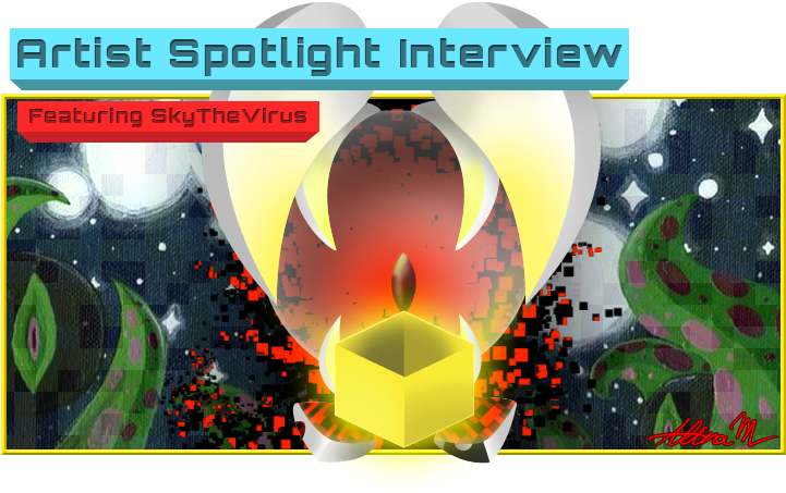 Artist Spotlight Interview Skythevirus - Poster Clipart (720x470), Png Download