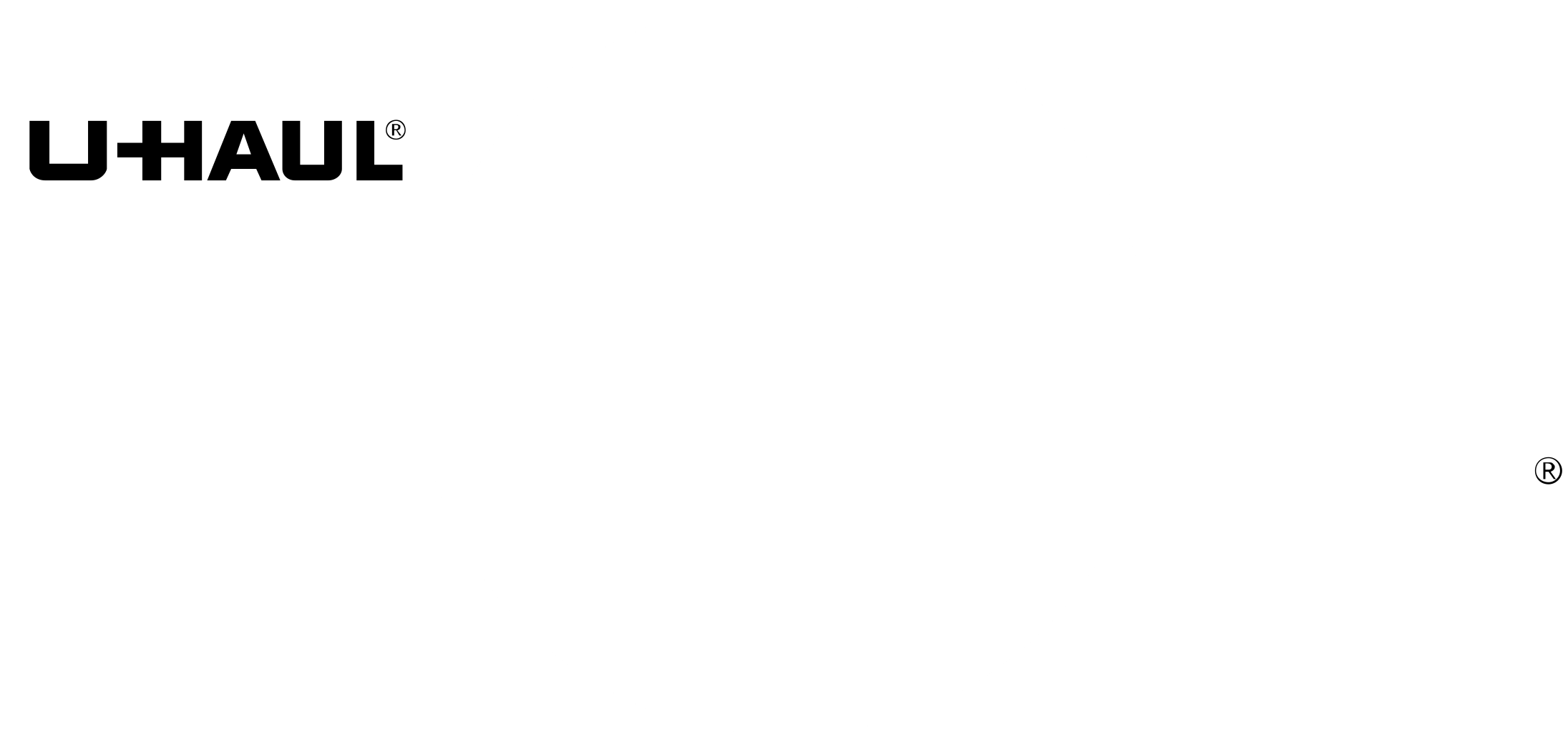 Truck Sales Logo Black And White - U Haul Clipart (2400x2400), Png Download