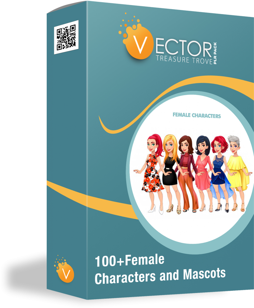 Download 100 Female Characters And Mascots Here - Flyer Clipart (861x1024), Png Download