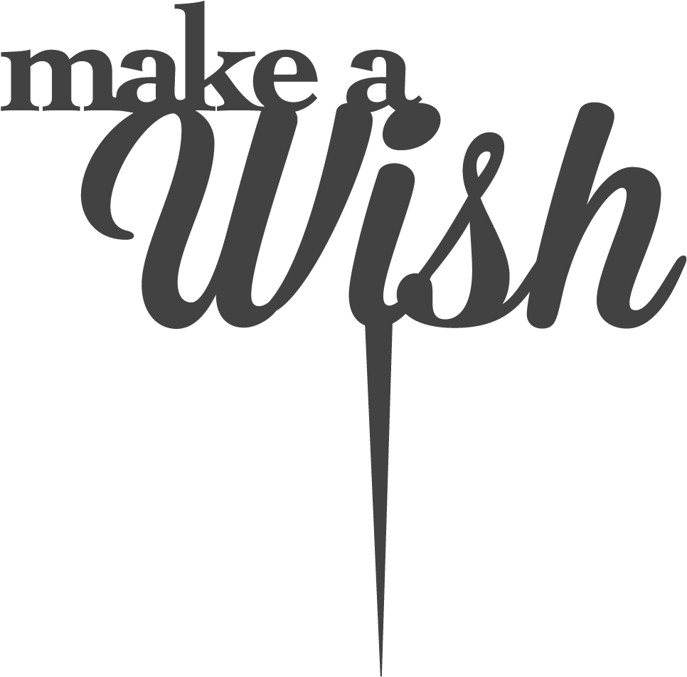 Download Make A Wish Cake Topper Make A Wish Png Clipart Png Download