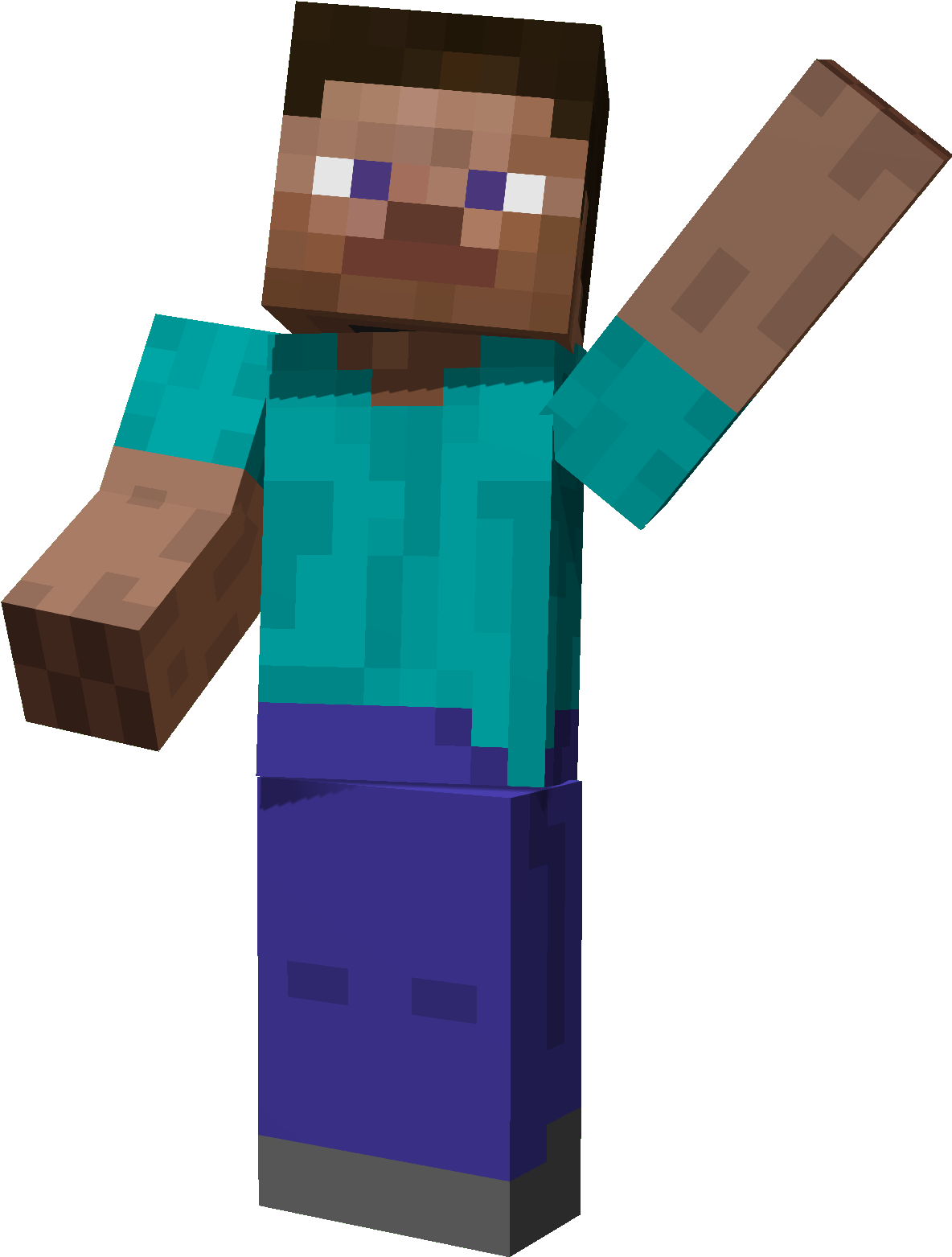 Fhd7ook - Minecraft Clipart (1408x1747), Png Download