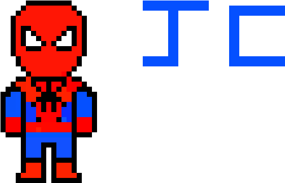 Spooderman - Spiderman Minecraft Pixel Art Clipart (720x440), Png Download