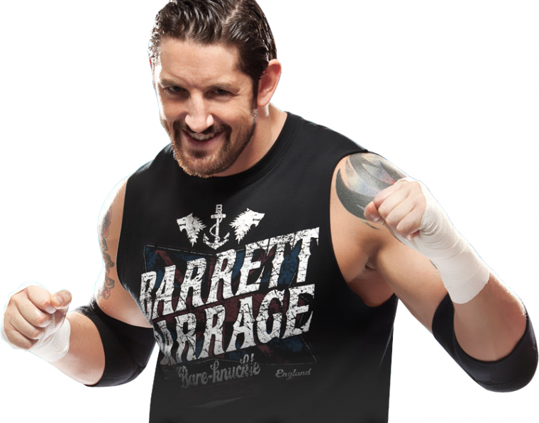Barrett Wade Barrett - Kevin Owens Wwe Tattoo Clipart (760x596), Png Download