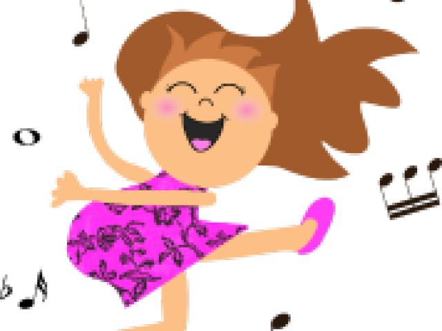 Related Cliparts - Dancing Girl Cartoon - Png Download (640x480), Png Download