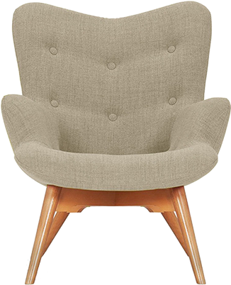 Web Peacock Wing Back Chair - Pink Armchair Bedroom Clipart (600x600), Png Download