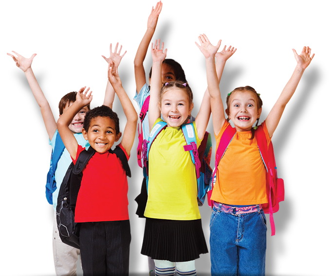 Dave And Busters Png - School Kids Clipart (682x568), Png Download