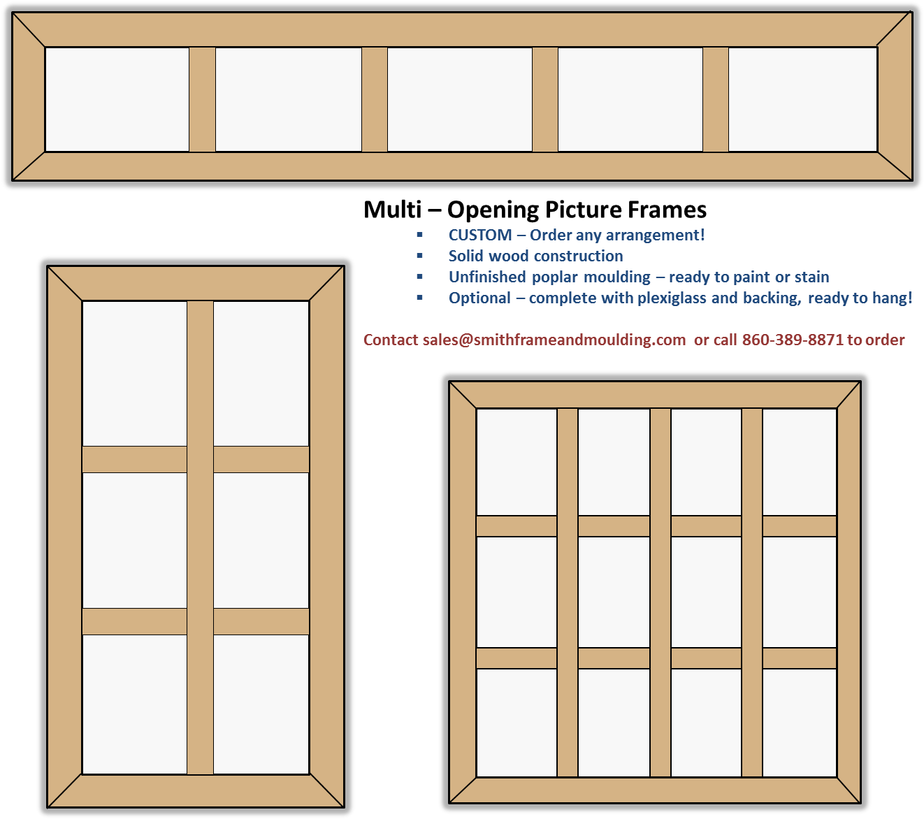 Multi Opening Picture Frames Window Picture Frames, - Home Door Clipart (1331x1175), Png Download